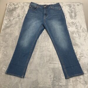 FRYE Women's Denim Jeans Size 10 Medium Wash Straight Leg 30